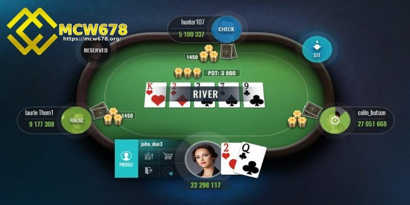 Cách chơi poker online - Hướng dẫn chi tiết cho tân binh 4 Hành động có trong game bài poker